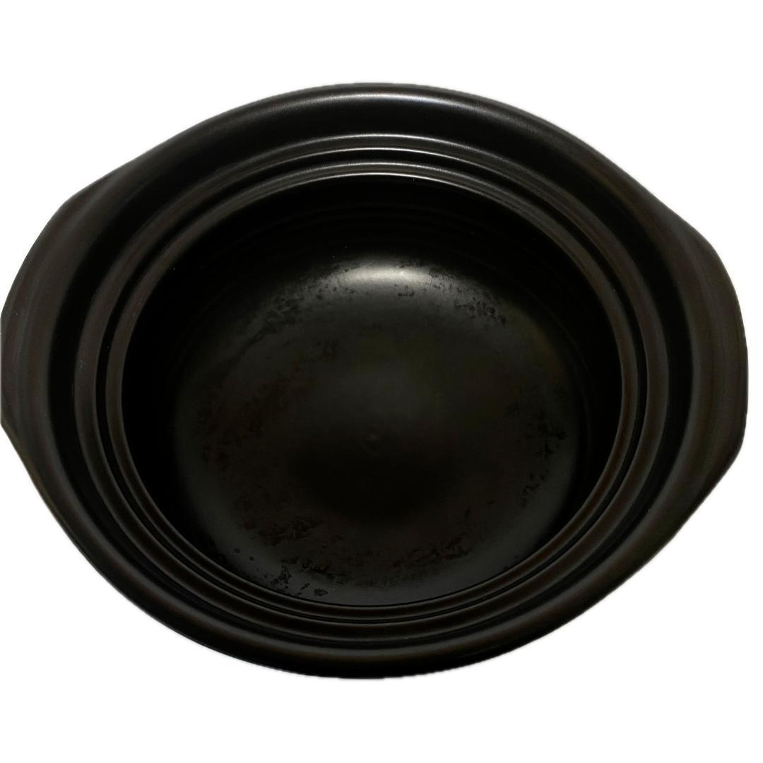 【美品】銀峯陶器 菊花 ご飯鍋 5号炊き（ルリ釉）