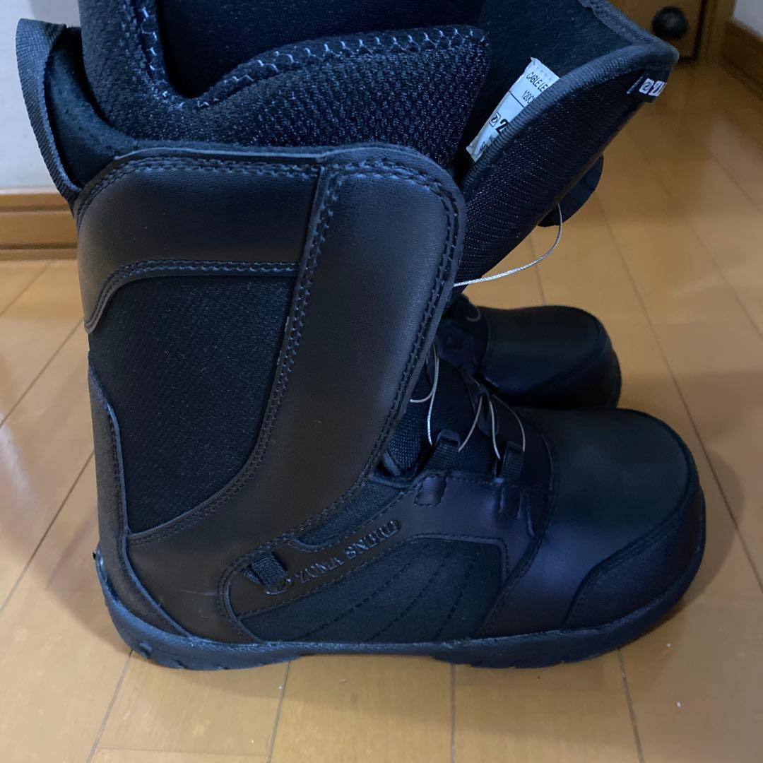 ZUMA スノーボード用 ブラックブーツ 25cm