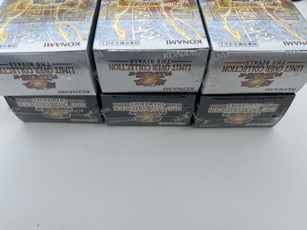 遊戯王　リミテッドオーバーコレクション　6BOXセット　シュリンク付き未開封