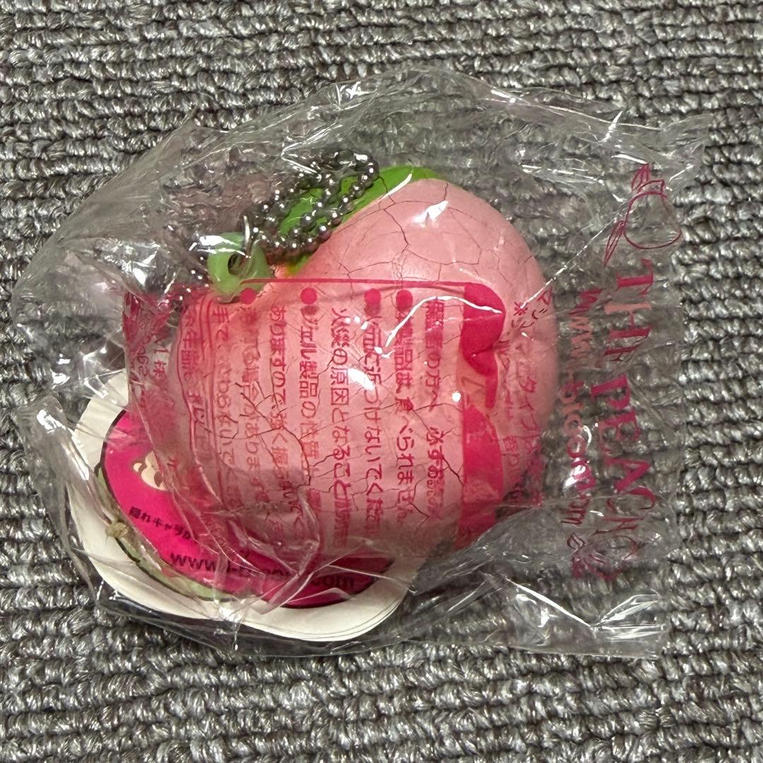 オールドブルーム　桃　ピーチ　ジェル　ストラップ
