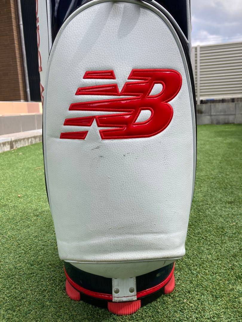 New Balance キャディバッグ ホワイト/レッド