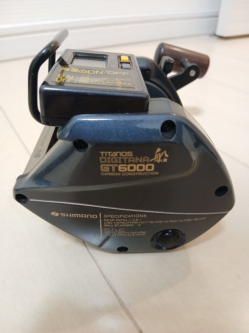 [極美品] シマノTITANOS DIGITANA 船　GT6000　デジタナ