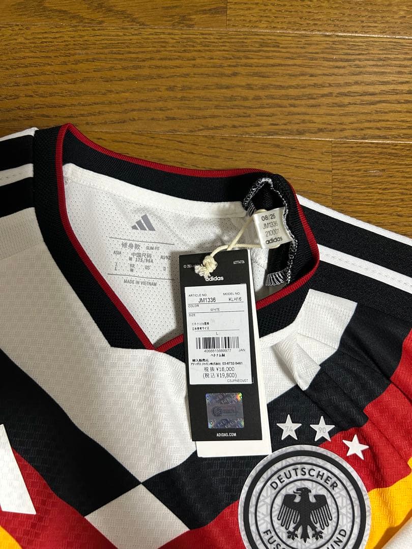 adidas ドイツ代表シャツ 半袖オーセンティック L