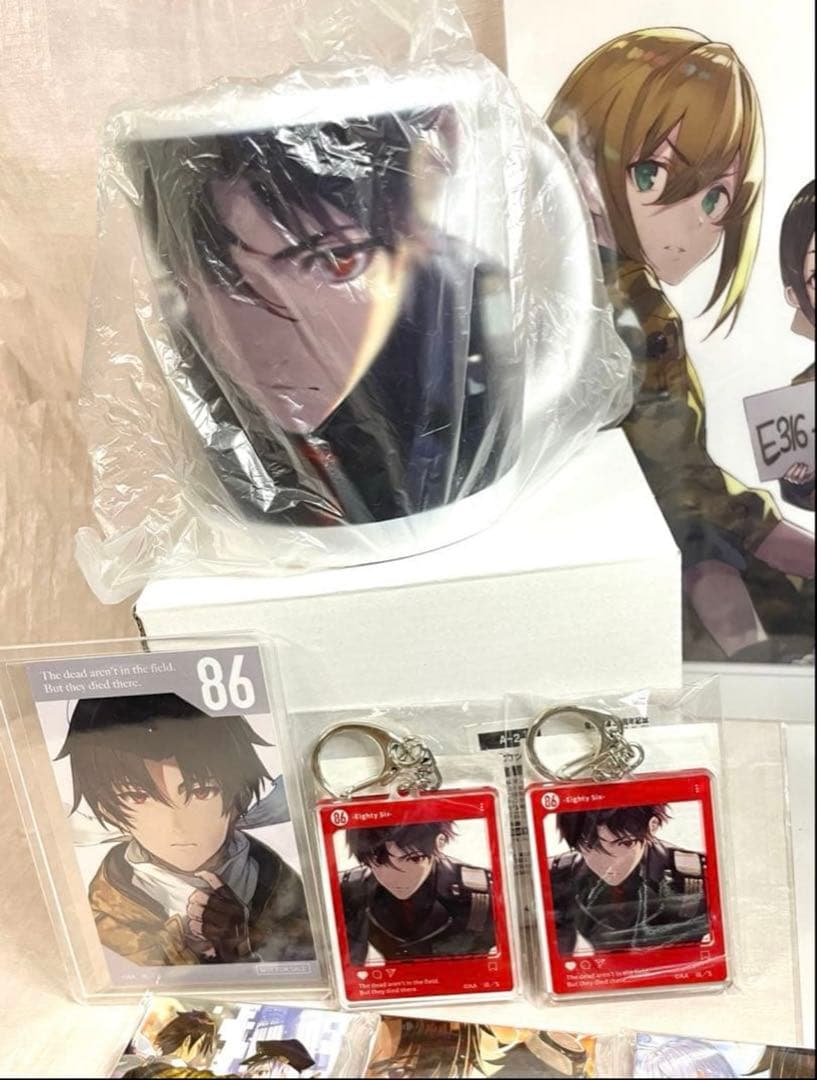 86 エイティシックス くじ引き堂 マグカップ 缶バッジ ポスター ブロマイド