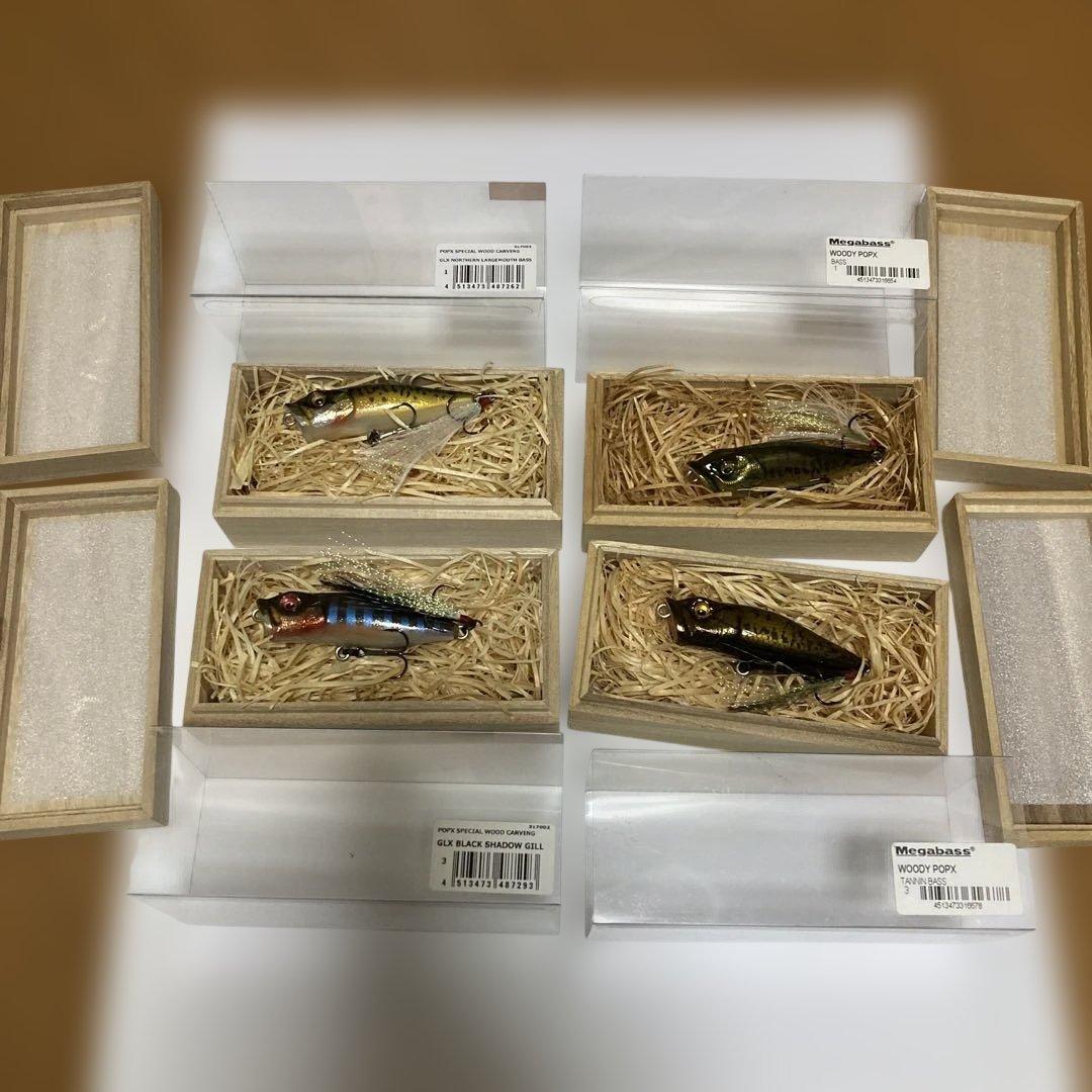 メガバス　WOODY POPX 4個セット　ウッディ　限定