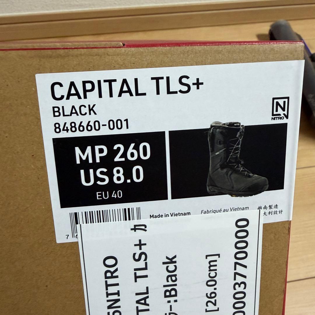 NITRO CAPITAL TLS 26cm カービング　スノーボードブーツ