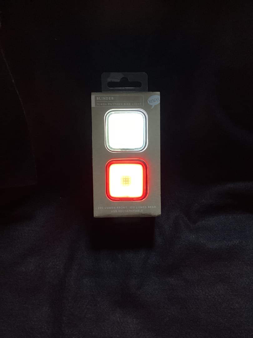 新品 KNOG ノグ BLINDER SQUARE TWIN PACK ライト