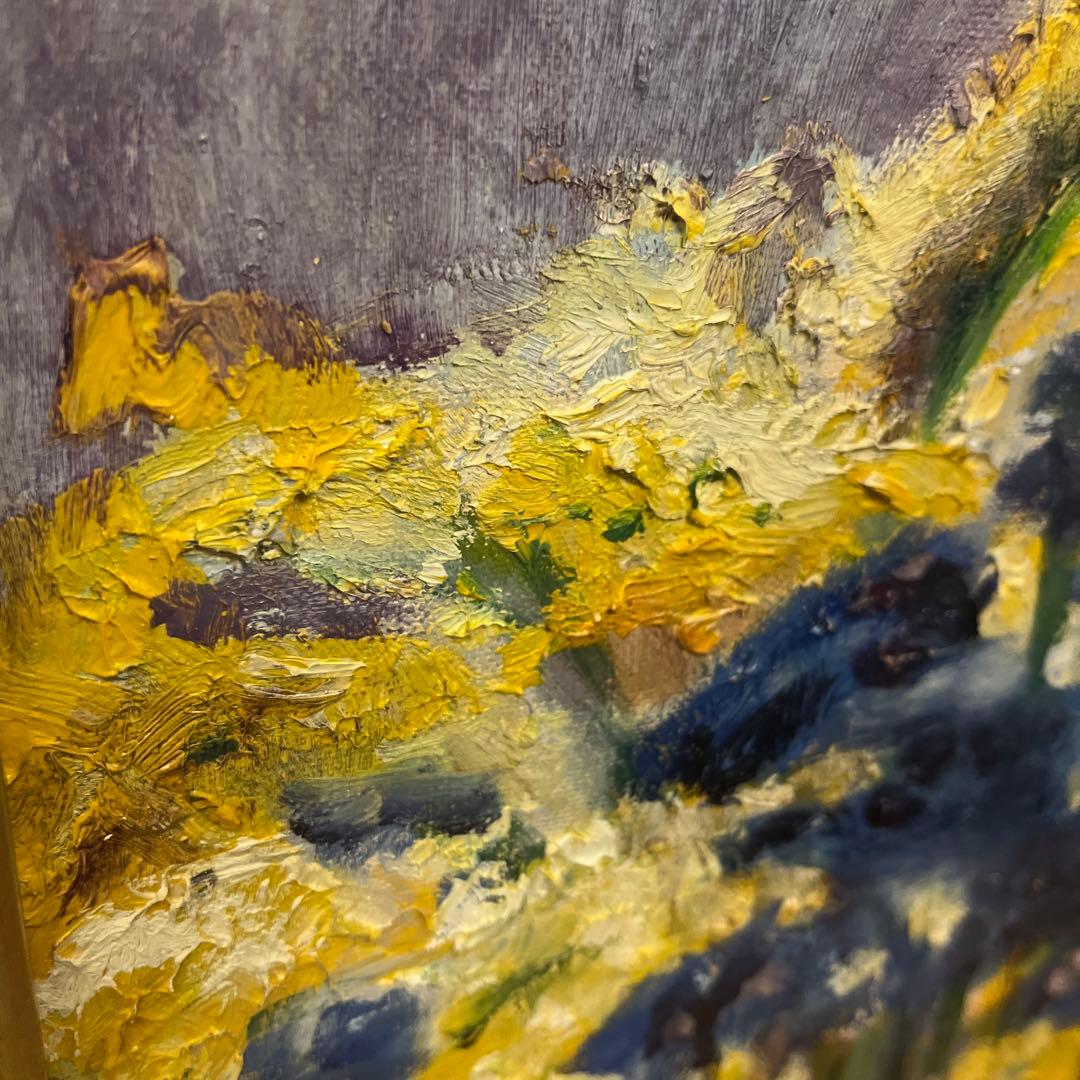 【更に値下げしました】油絵画《花》