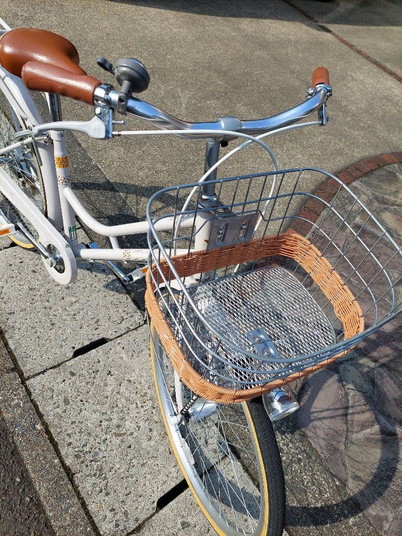 美品⭐子供用女の子　自転車　24インチ　オリーブデオリーブ　京都北部引き取り