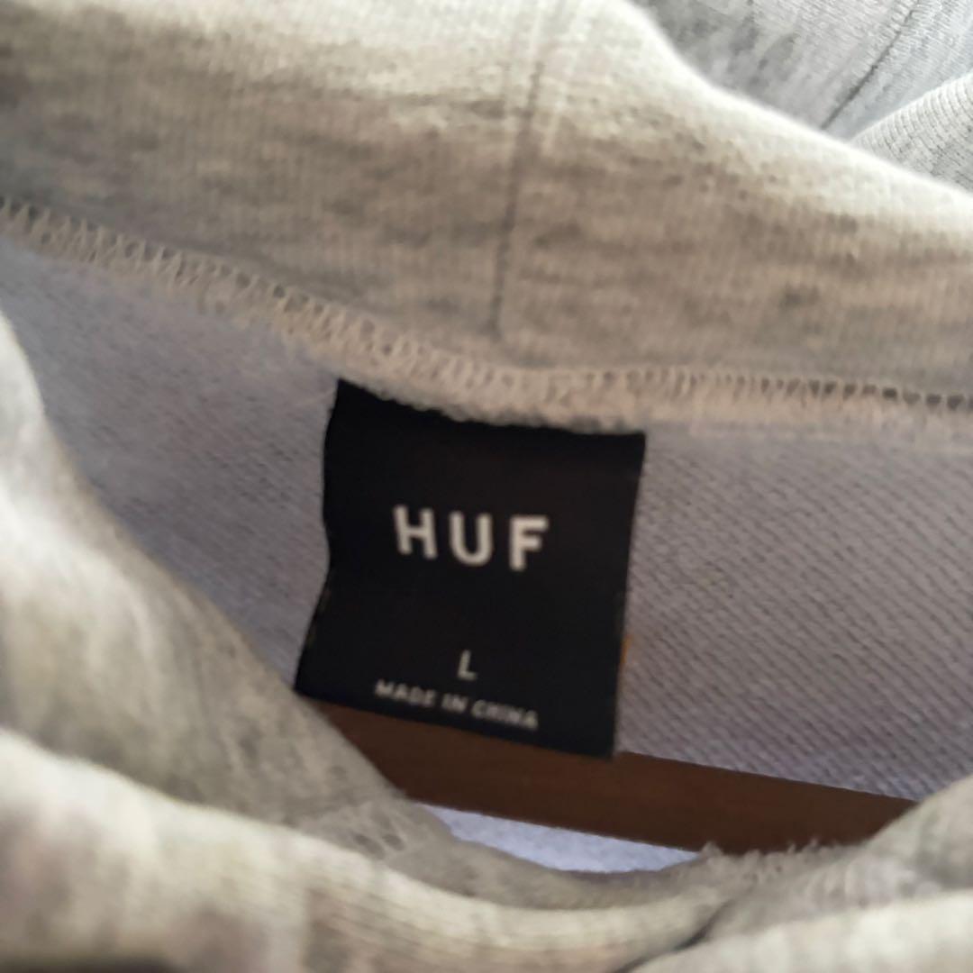 HUF×FR2 フーディ　Lサイズ　ハフ　エフアールツー　パーカー　グレー