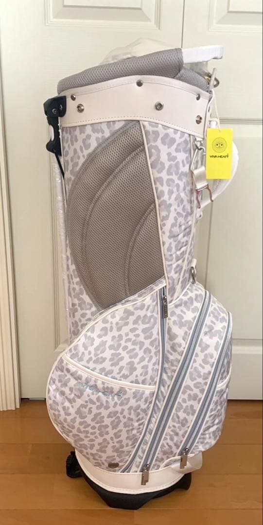 VIVA HEART スタンド キャディバッグ レオパード柄 新品 タグ付き