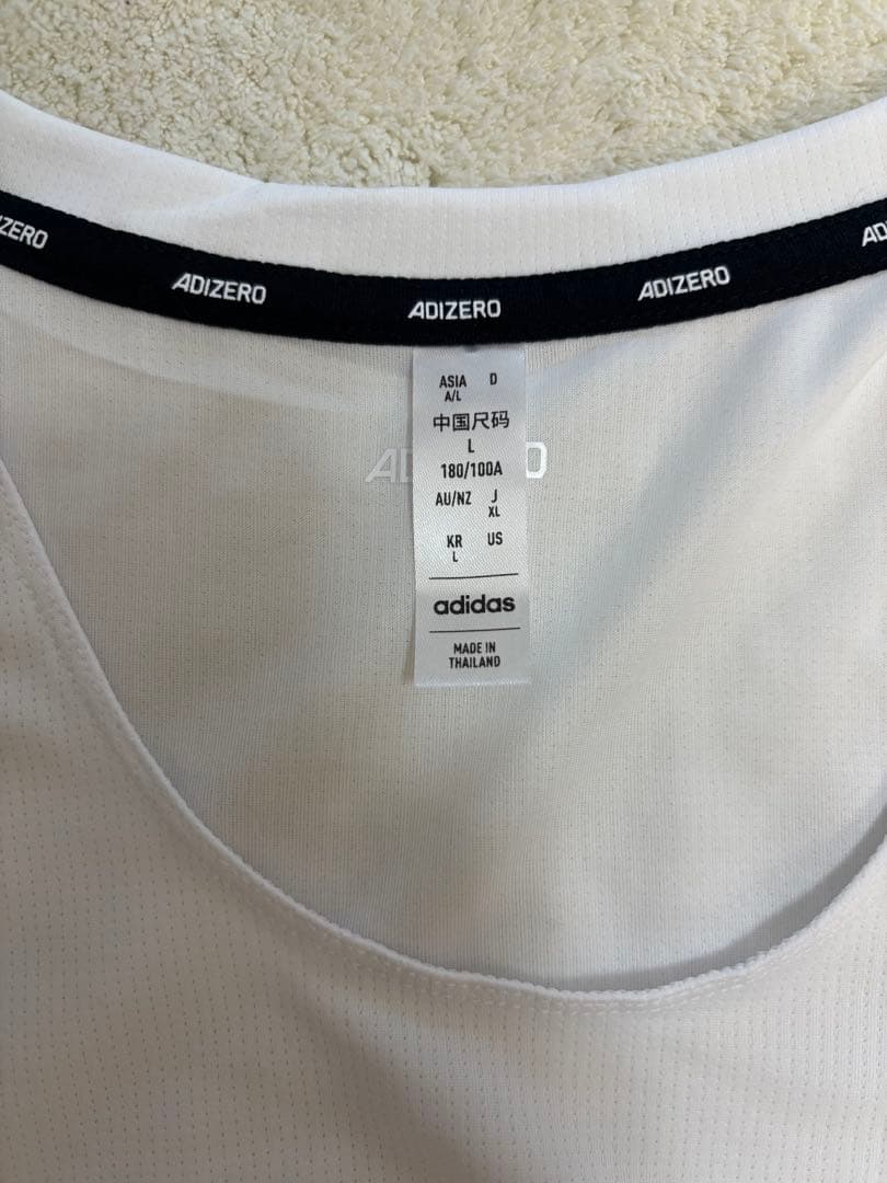 adidas adizero カスタム品　上下セット　JapanXLサイズ