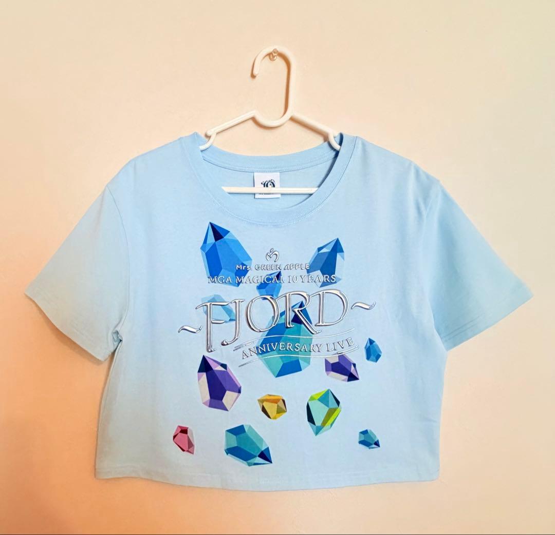Mrs.GREEN APPLE FJORD クリスタル Tシャツ　ミセス