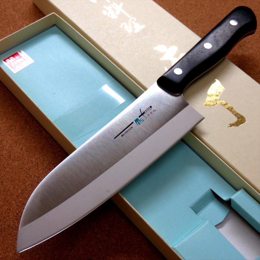 関の刃物 スジ三徳包丁 170mm クロムモリブデン鋼 魚 肉切 両刃 万能包丁
