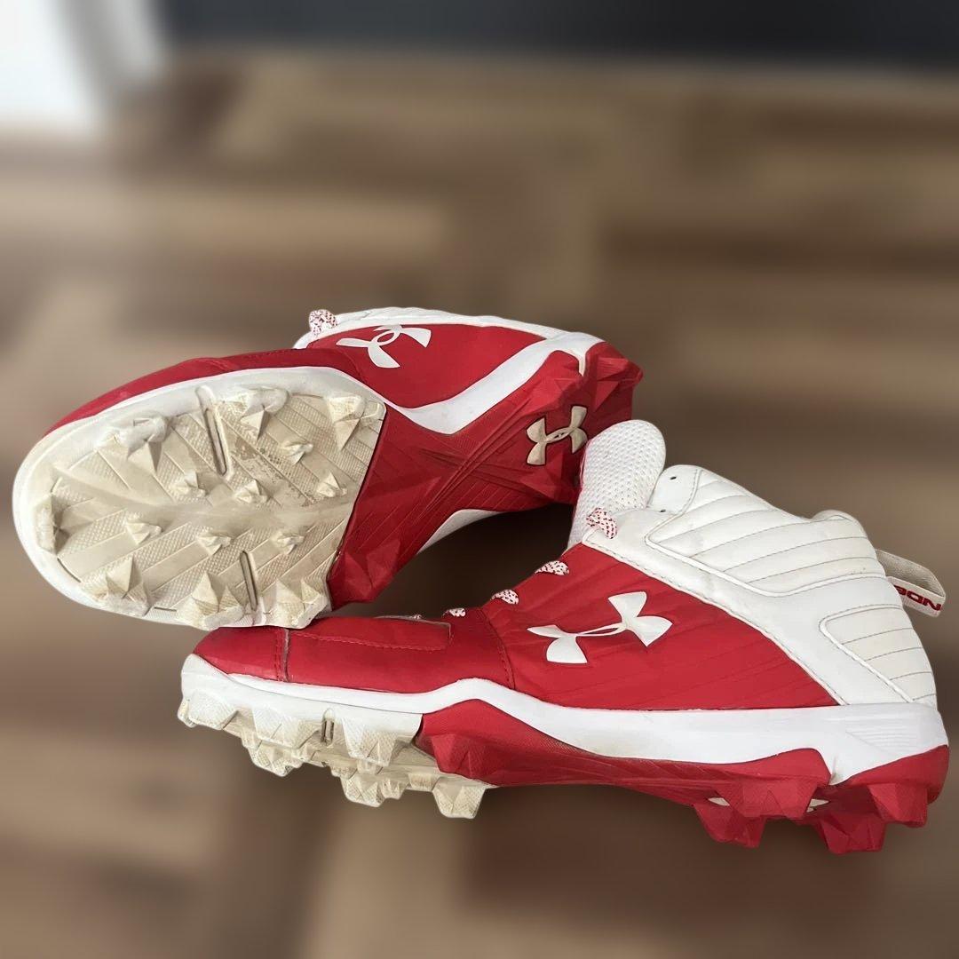 Under Armour スパイクシューズ レッド/ホワイト