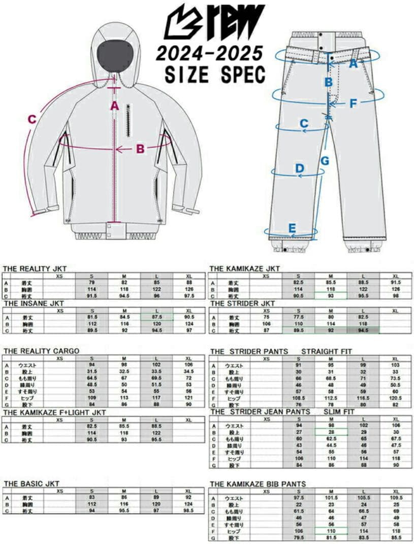 REW THE KAMIKAZE BIB PANTS 19 クリーニング済み