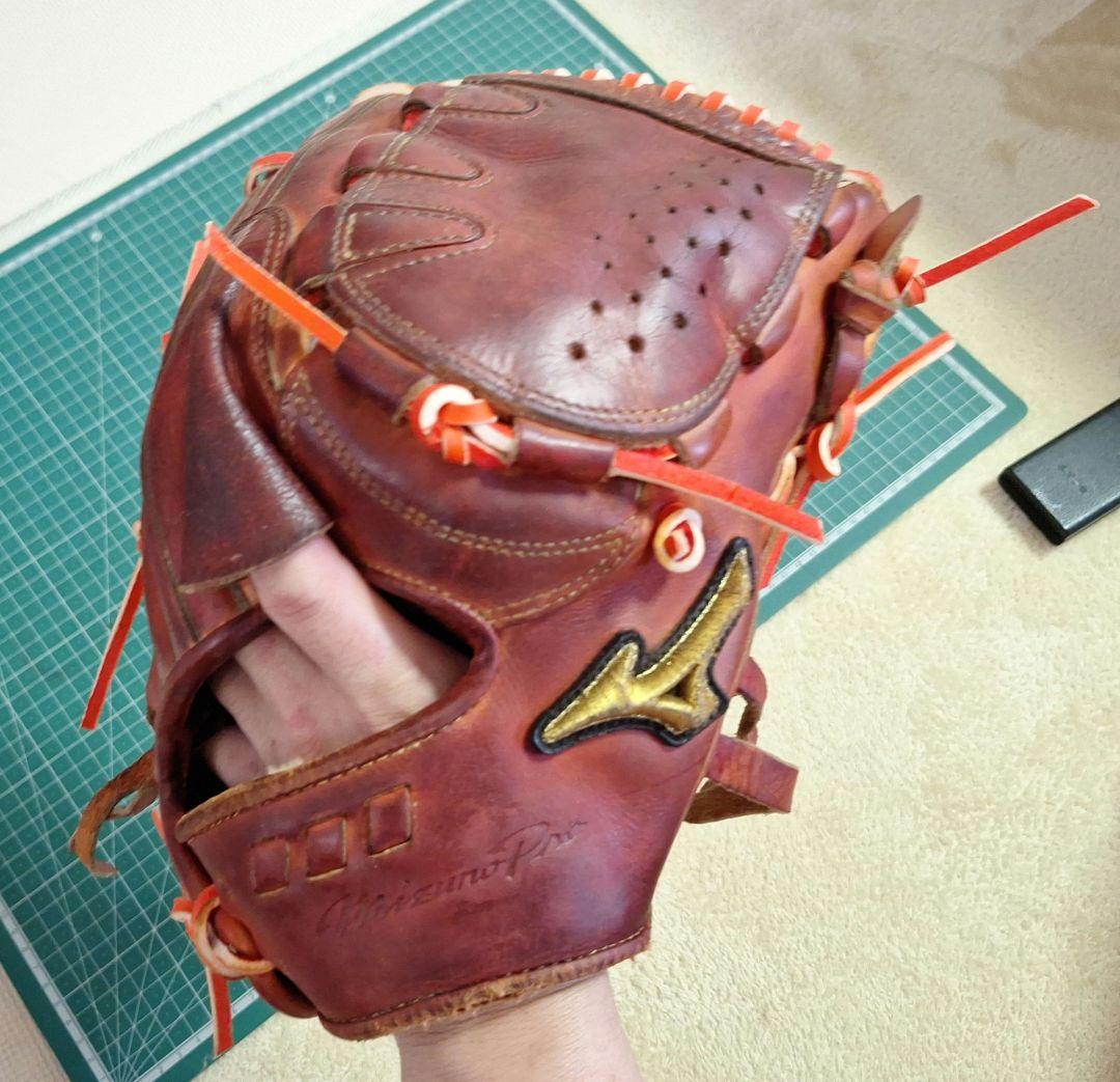 ミズノ プロ硬式野球グローブ 投手用前田モデル