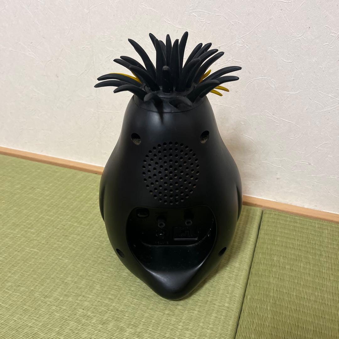 リズム時計工業 イワトビペンギン目覚まし時計 置き時計 おしゃべり 昭和レトロ