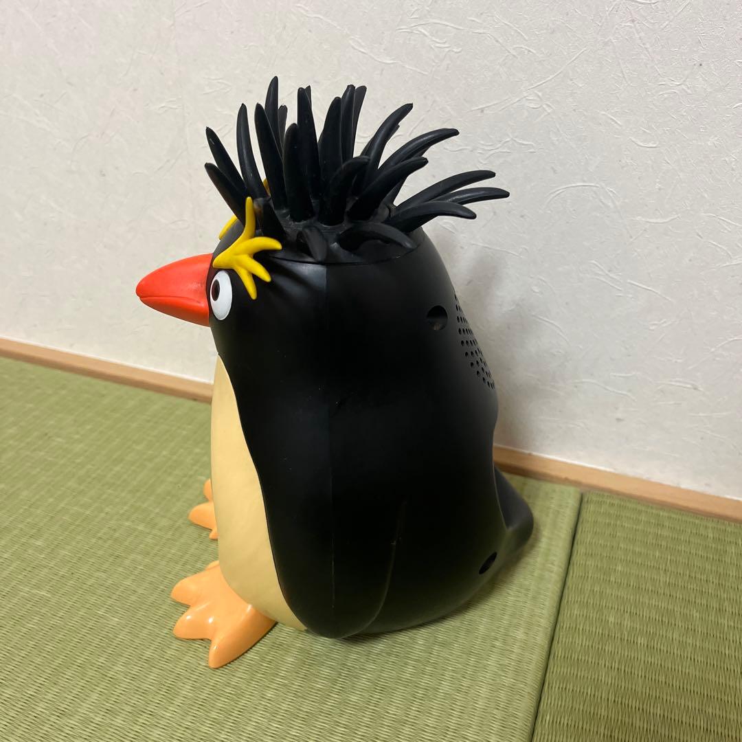 リズム時計工業 イワトビペンギン目覚まし時計 置き時計 おしゃべり 昭和レトロ