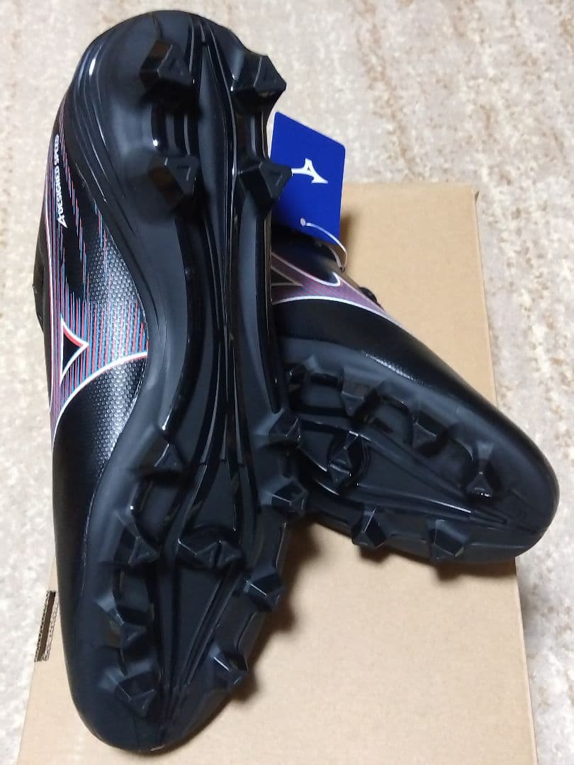 スパイク／サッカー・ラグビー／27.5／黒／P1GA236501／新品・未使用品