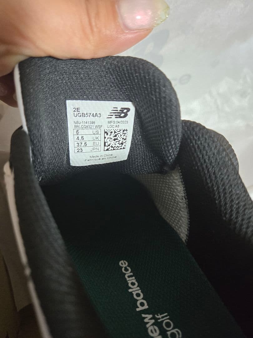 New Balance 574 ゴルフシューズ 女性用 ホワイト BOA