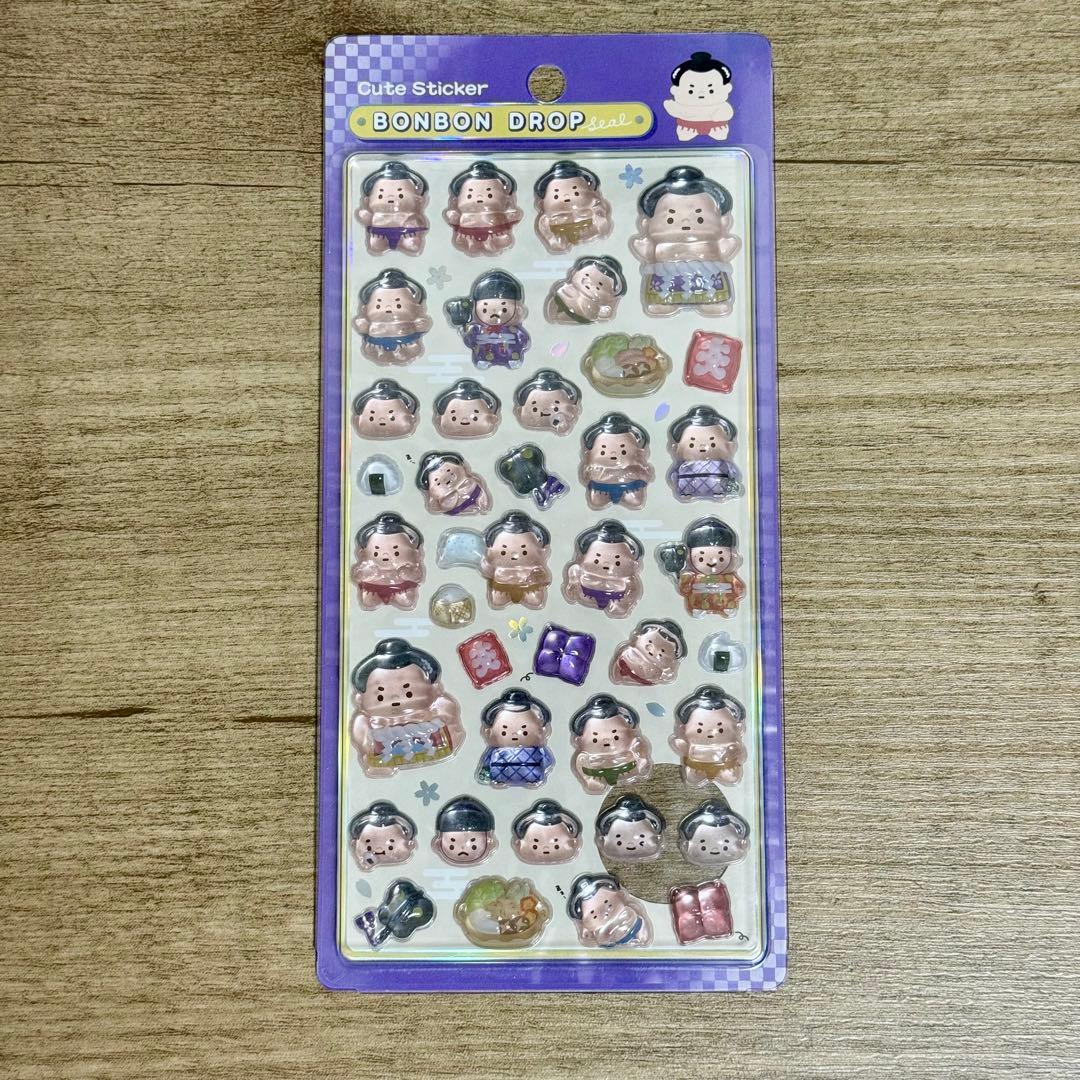 【24時間以内発送】ボンボンドロップシール 和柄 5種類セット