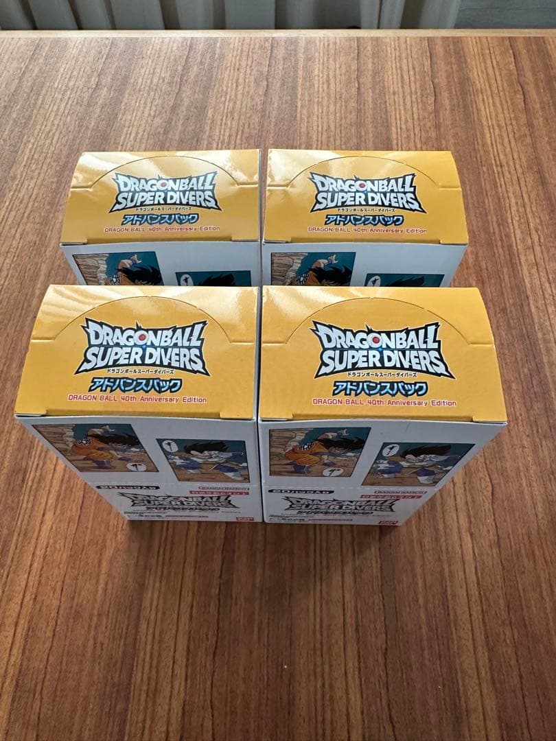【4BOX】ドラゴンボール スーパーダイバーズ アドバンスパック 40周年記念