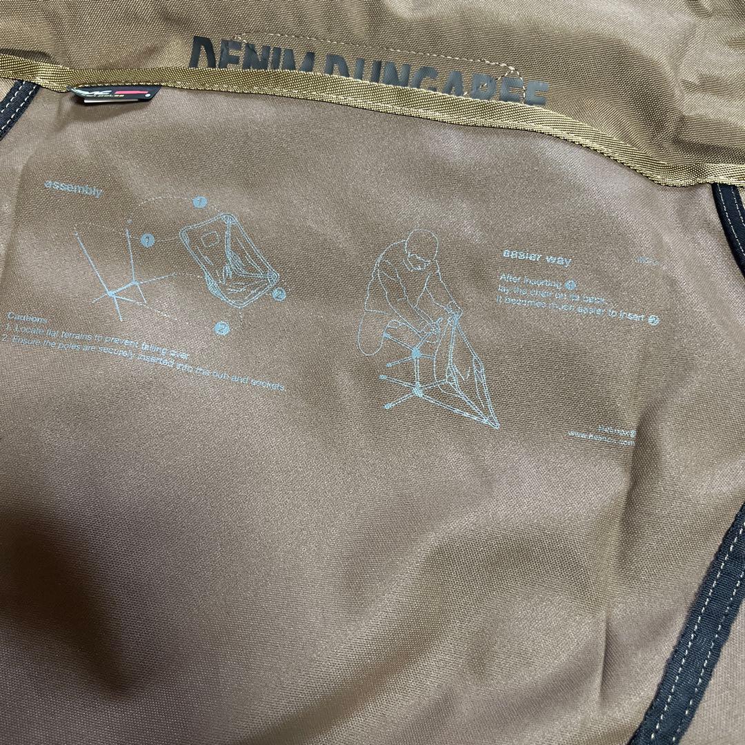 DENIM DUNGAREE アウトドアチェア ブラウン
