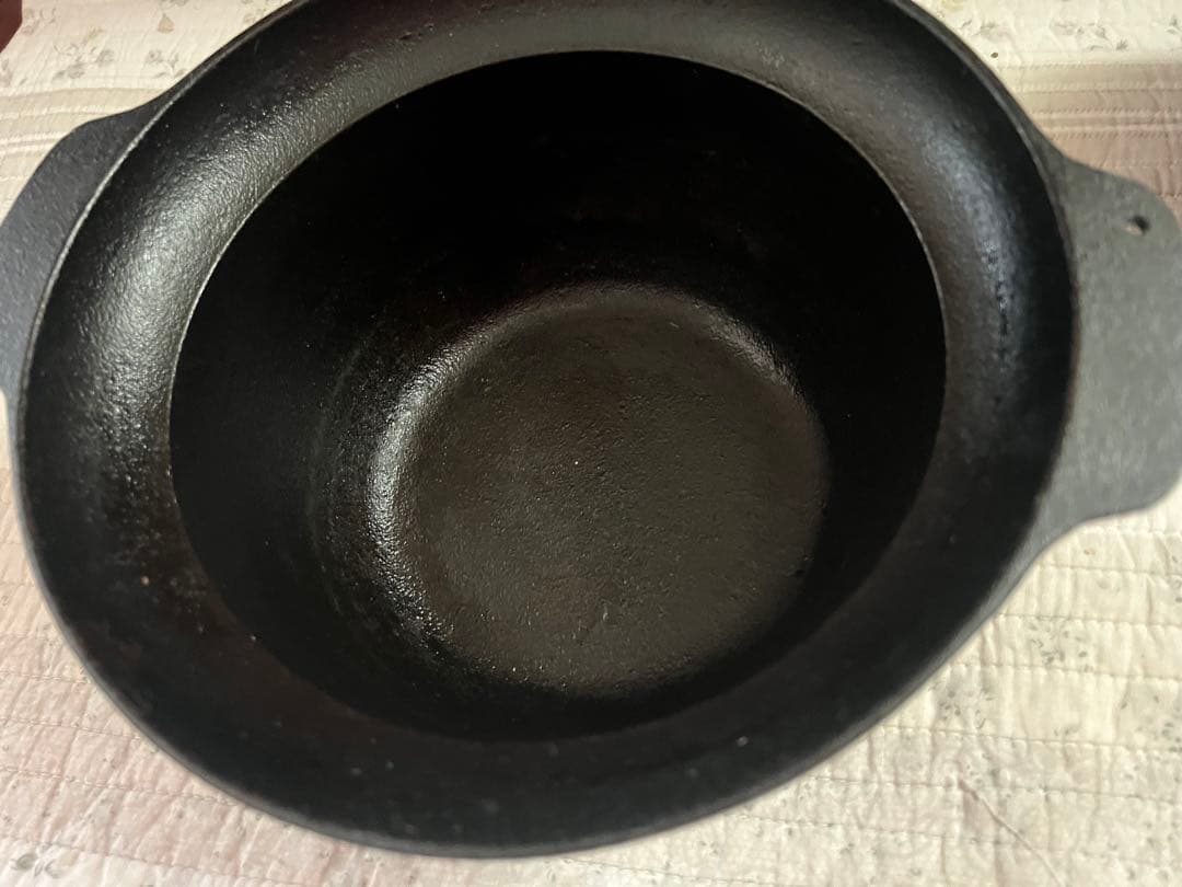 美品　OIGEN 南部ごはん釜 3合炊 IH対応 南部鉄器 F-414