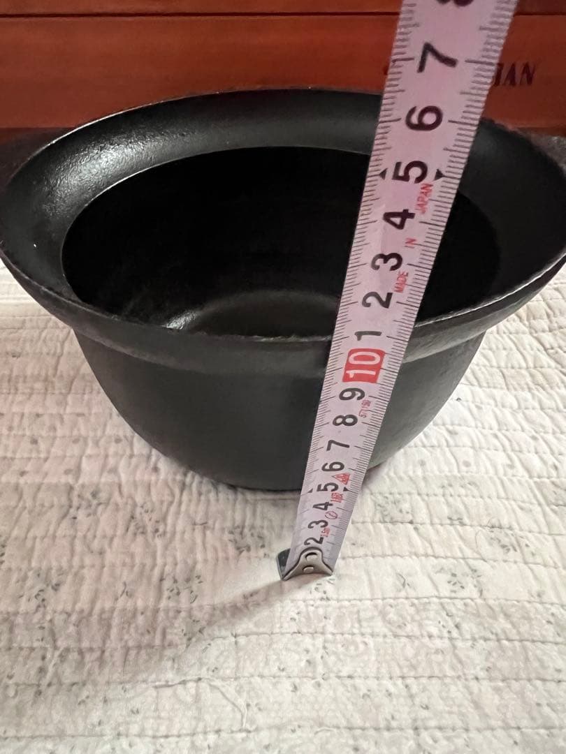 美品　OIGEN 南部ごはん釜 3合炊 IH対応 南部鉄器 F-414