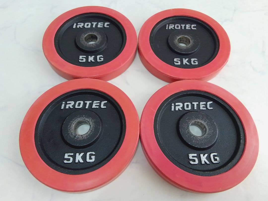 アイロテック iROTEC ラバー ダンベル 5kg×4 20kg 28mm ①