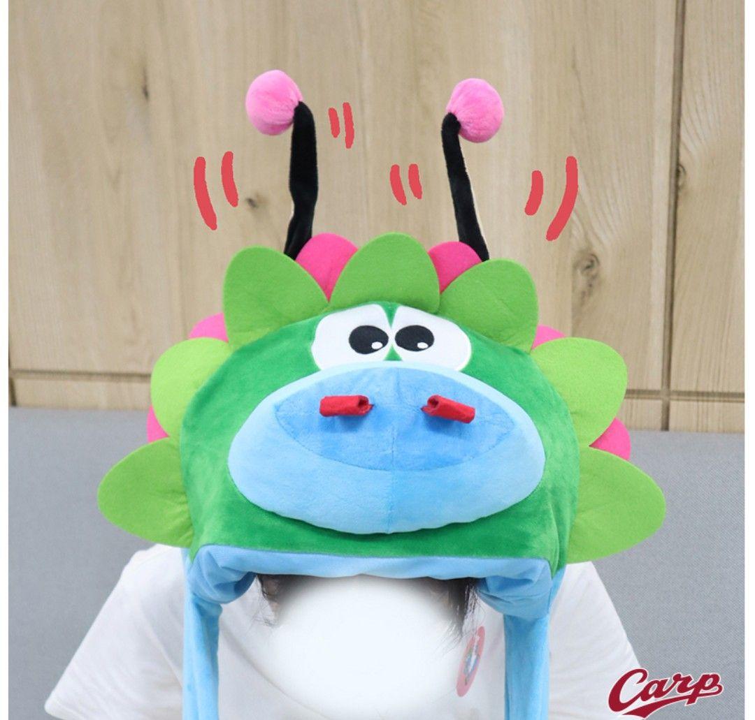 CARP☆スラィリーBIGぬいぐるみ☆ピコピコ帽子☆カープ坊やぬいぐるみメガホン