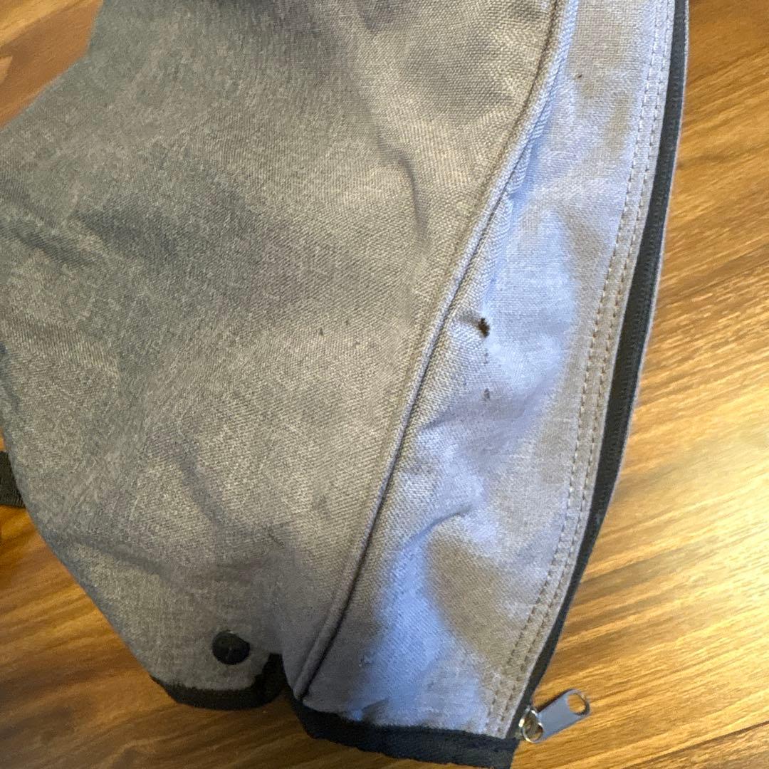 【ジャンク品】JONES キャディバッグ スタンド付き ホワイト/グレー
