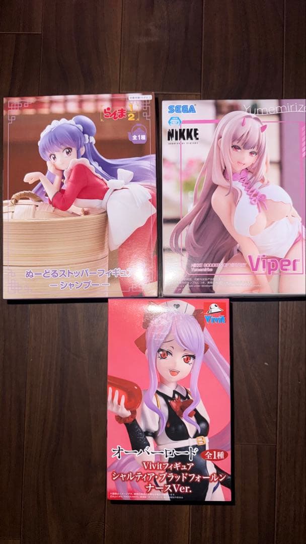 アニメキャラクターフィギュア セット