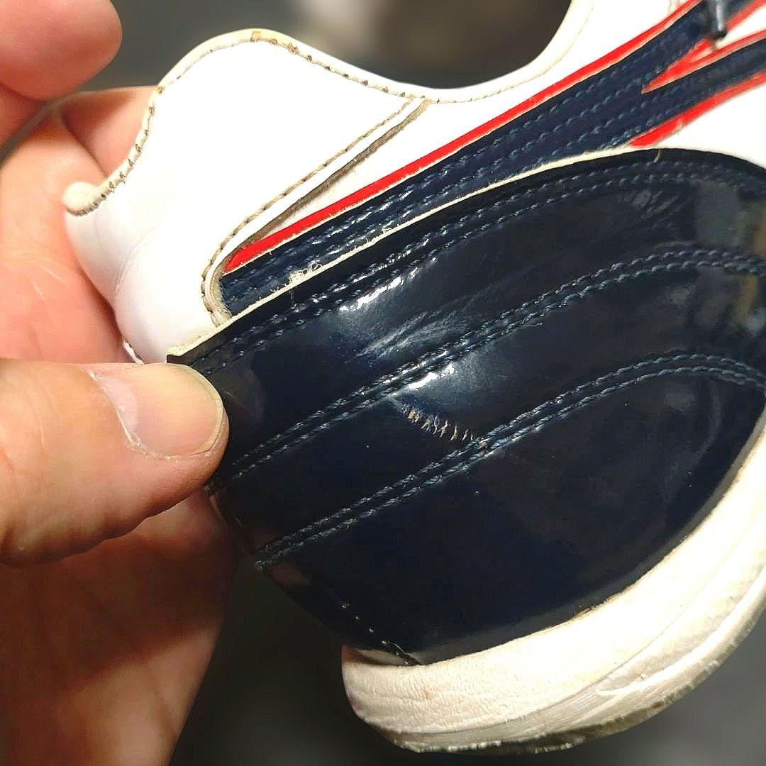 asicsオーダースパイク　野球スパイクシューズ ホワイト/ネイビー