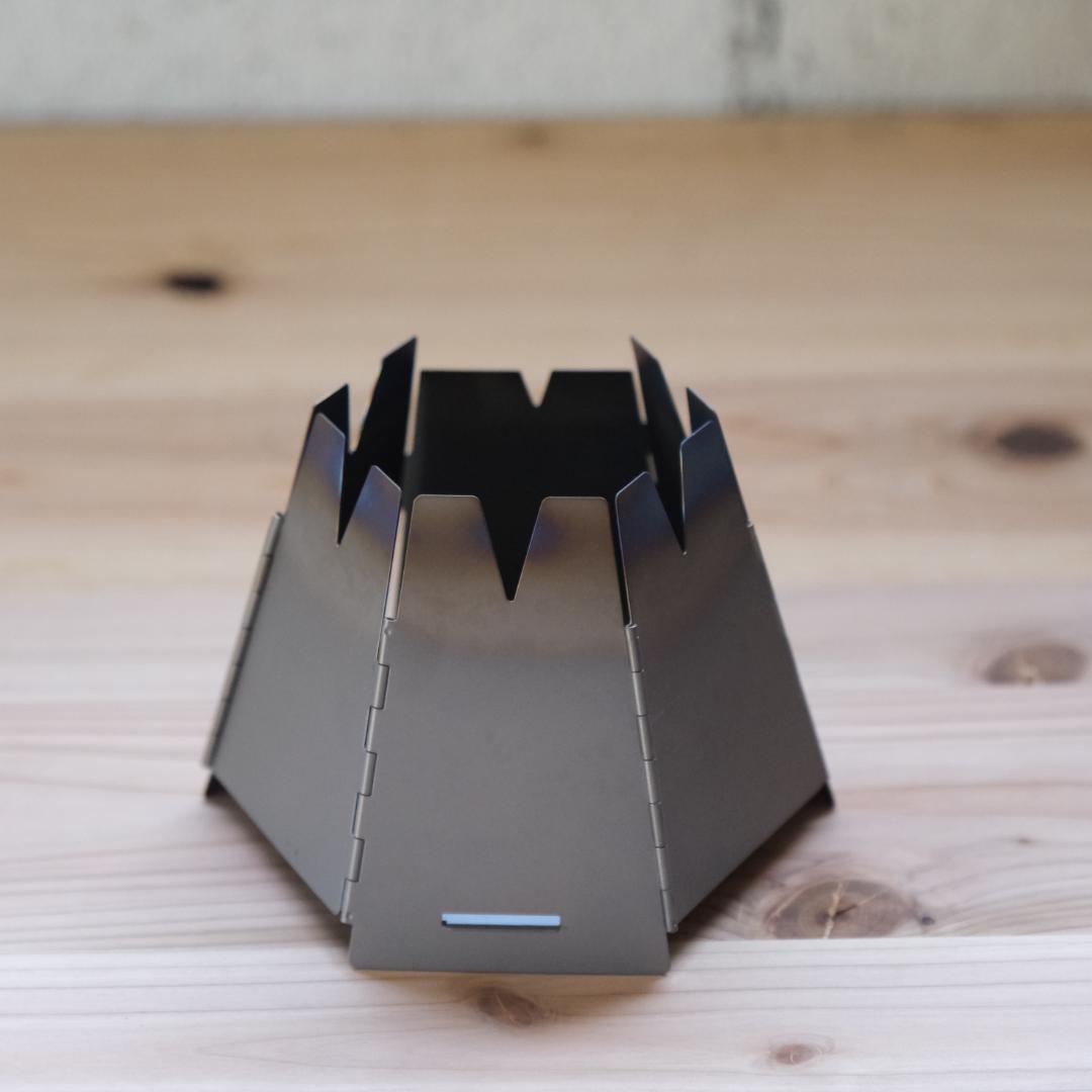 VARGO チタニウム ヘキサゴンウッドストーブ チタン　T-415 中古品