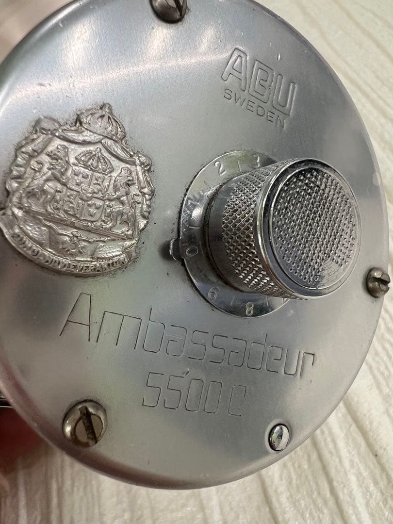 希少 ABU アンバサダー 5500C 831200 付属品あり　オールド