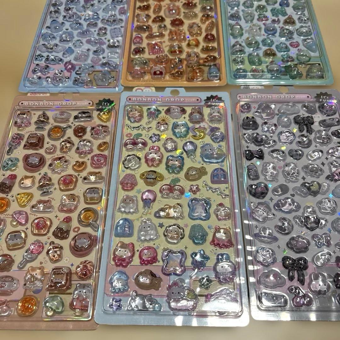【国内正規品】ボンボンドロップシール オリジナル めろめろ みずいろ きぐるみ等