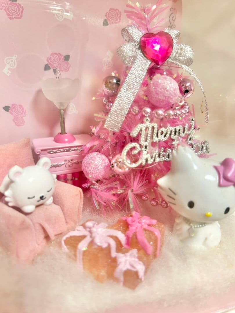 チャーミーキティ　クリスマスジオラマツリー　ハローキティ