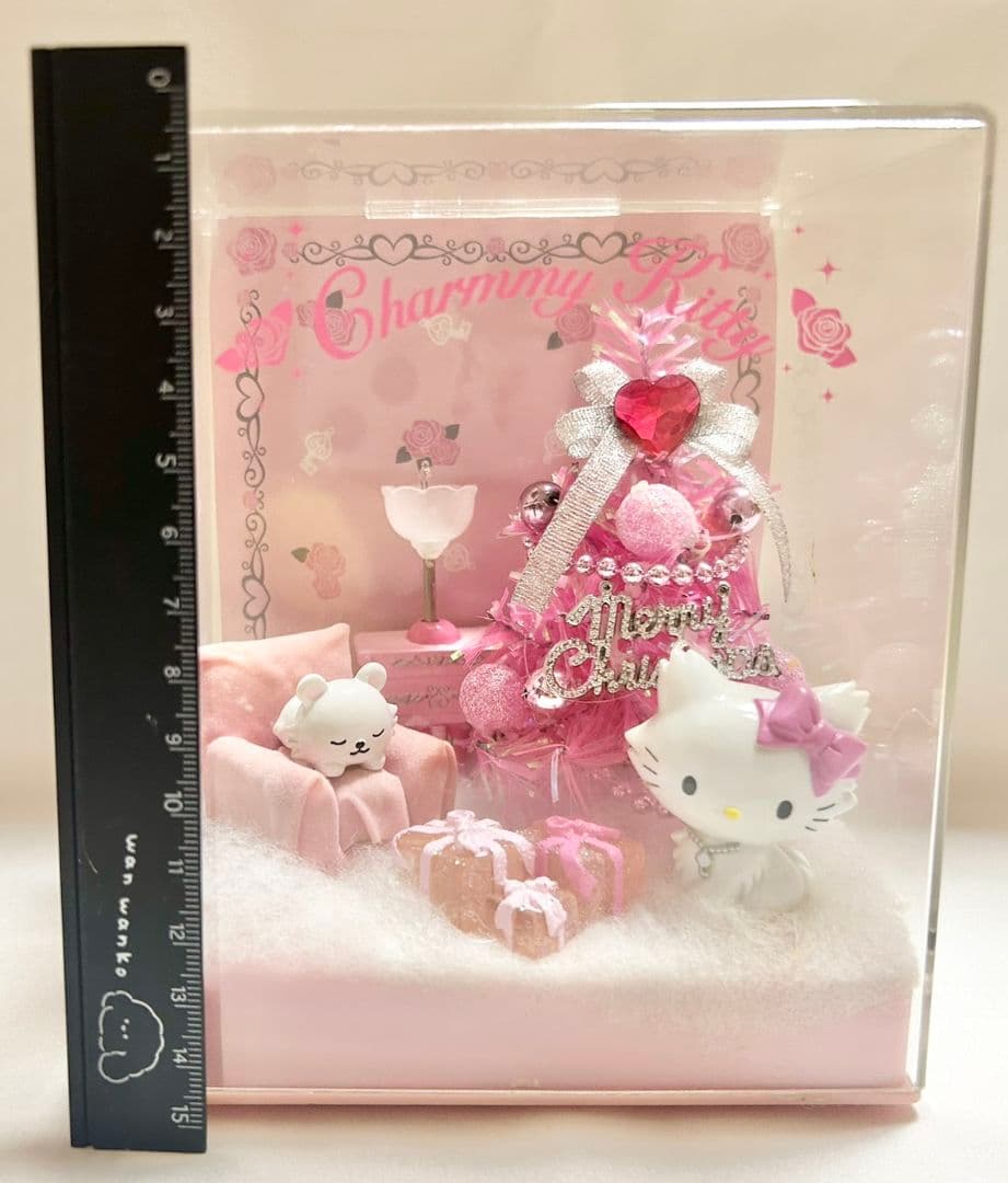 チャーミーキティ　クリスマスジオラマツリー　ハローキティ