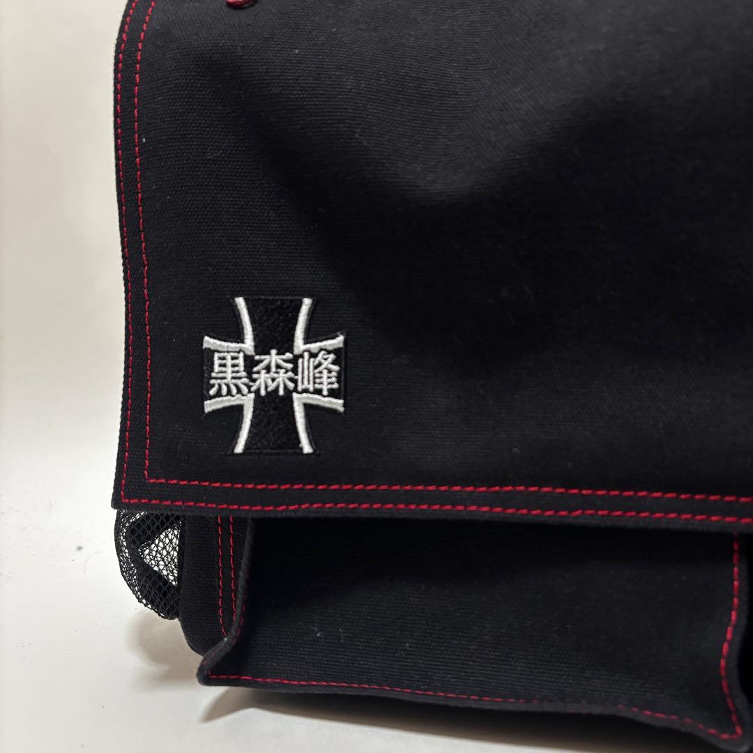 訳あり ガルパン 黒森峰女学園 ショルダーバッグ A4 PC収納可 完売品 刺繍