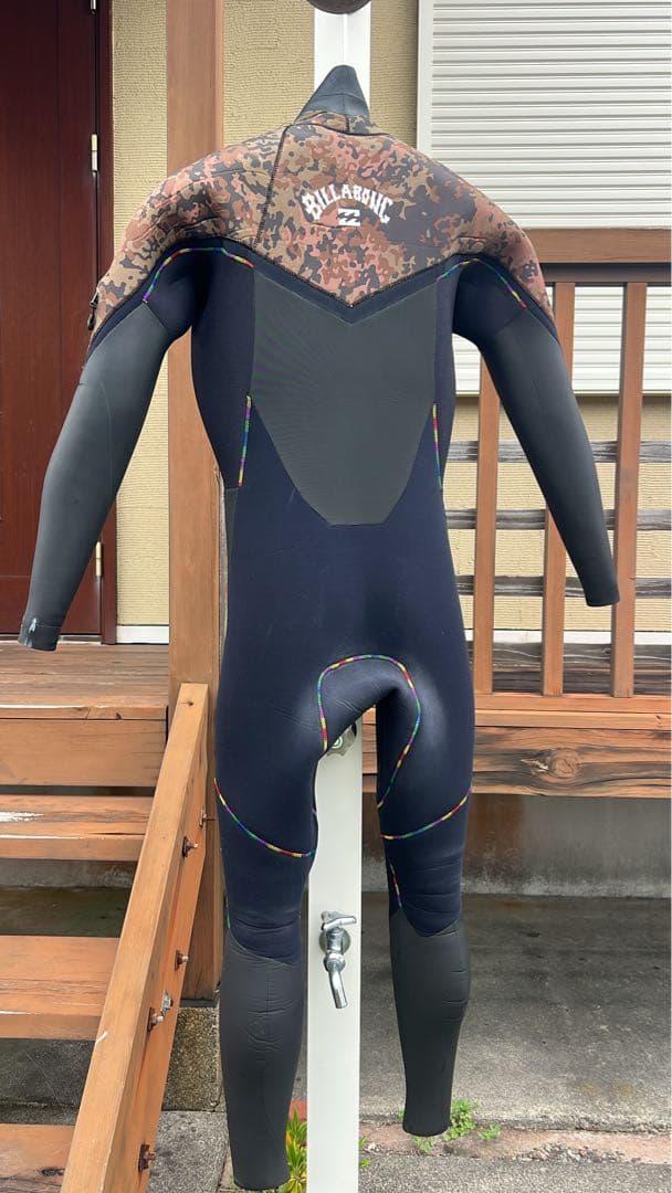 BILLABONG セミドライオーダースーツ ブラック/カモフラージュ