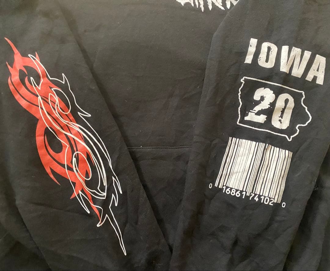 レア SLIPKNOT IOWA パーカー L 20th anniversary