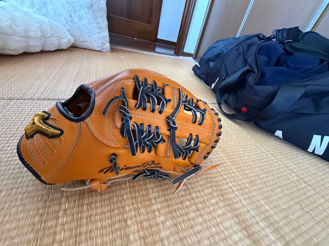 Mizuno ミズノプロ 軟式 内野用グローブ 村上モデルオーダー 刺繍あり