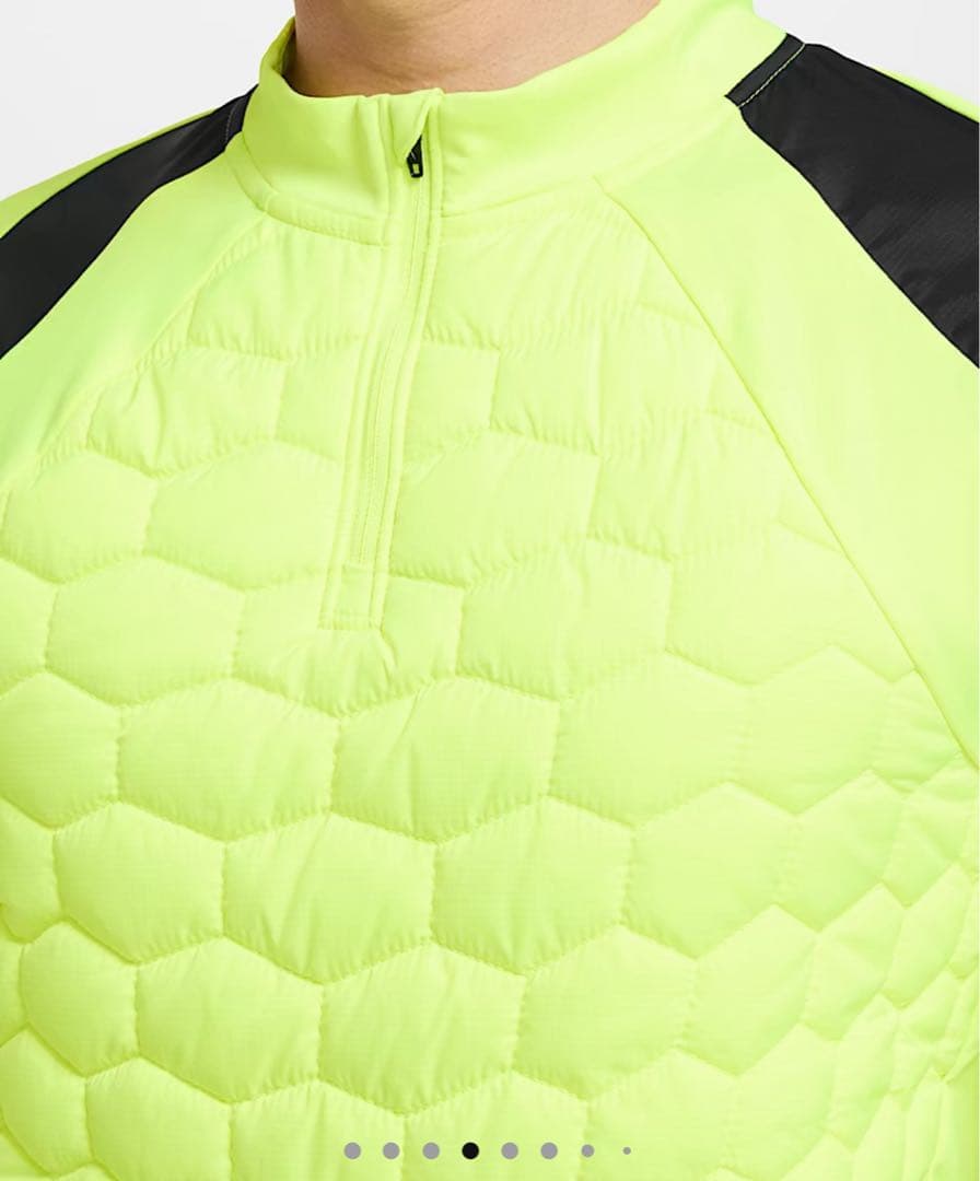 <新品> Nike ハーフジップジャージ イエロー Mサイズ