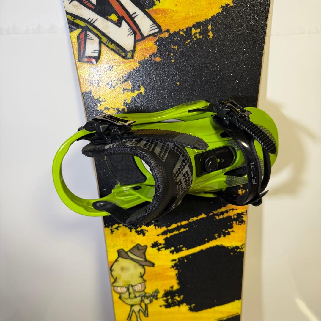 送料無料✨VOLKL スノーボードセット 152cm FLUX ビンディング