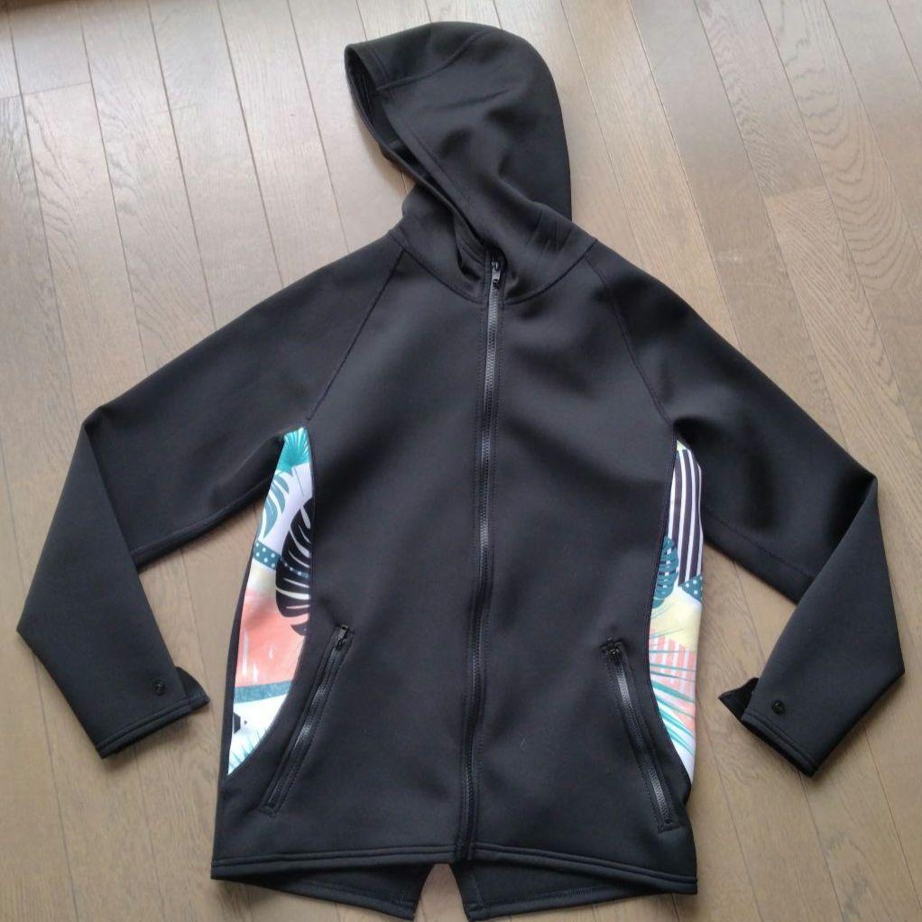【希少】ROXY タッパー ウェットスーツ 1㎜ フード付き 長袖 L