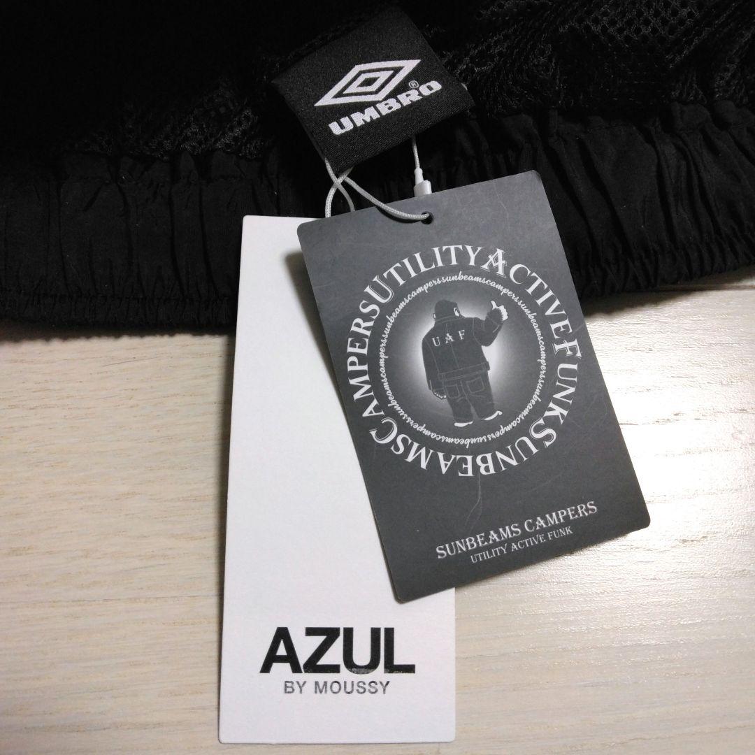 【新品】UMBRO×AZUL アンブロ×アズールバイマウジー メンズ パンツ 黒