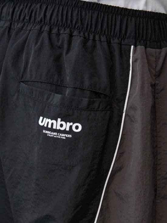 【新品】UMBRO×AZUL アンブロ×アズールバイマウジー メンズ パンツ 黒