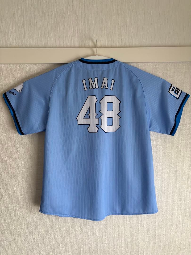 銀*道様 西武ライオンズ　サマーブルーユニフォーム 今井投手　サイズL